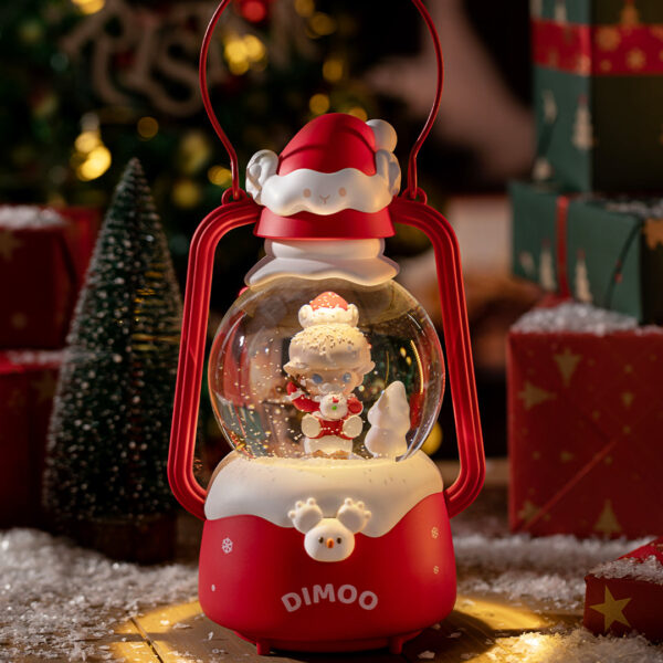 POP MART Dimoo Letters from Snowman Series - Crystal Ball Lamp
