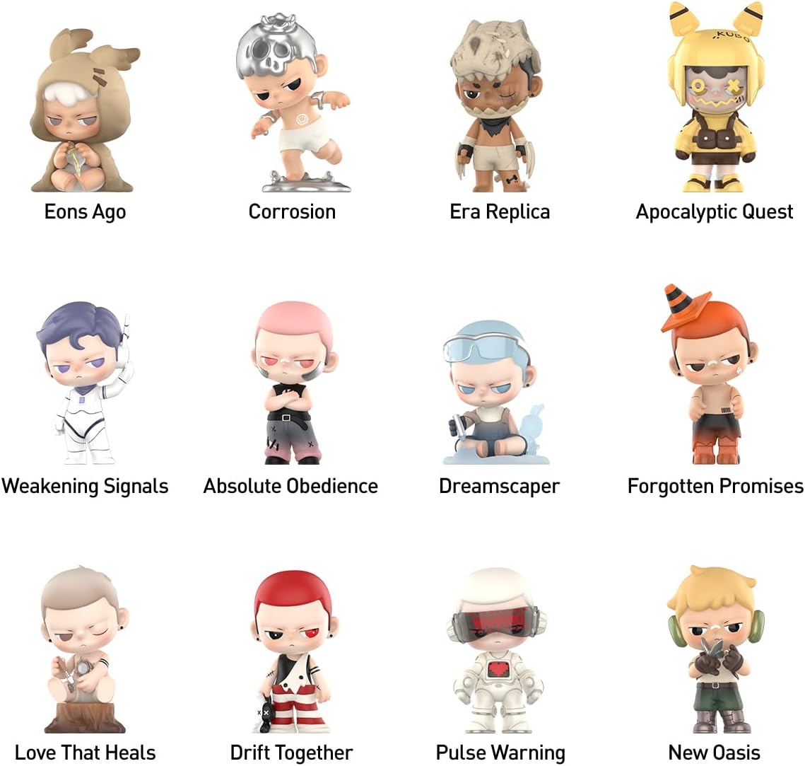 POP MART Kubo City of Sunset Series Blind Box Figures, Random Design Action Figures Collectible Toys Home Decorations, Holiday Birthday Gifts for Girls and Boys, Single Box