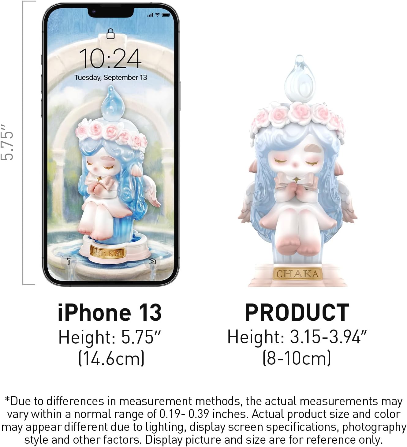 POP MART Chaka Candle Whisper Series Blind Box Figures, Collectible Toys Home Decorations, Holiday Birthday Gifts for Girls and Boys, Single Box