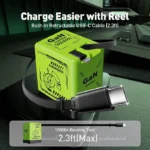 GaNPro 45W Retractable Fast Charger Cube - Image 4
