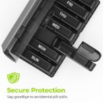 AM PM Weekly Pill Organizer – Travel-Friendly. Large Capacity & BPA-Free - Image 4