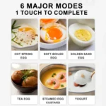 [Rujukan SG] 🔥 Pembuat Telur Rebus Mini – Sokong Rasa Sarapan Semua Pengguna Singapore Puas! Automatik. 7 Mod. Soket 3‑Pin - Image 6